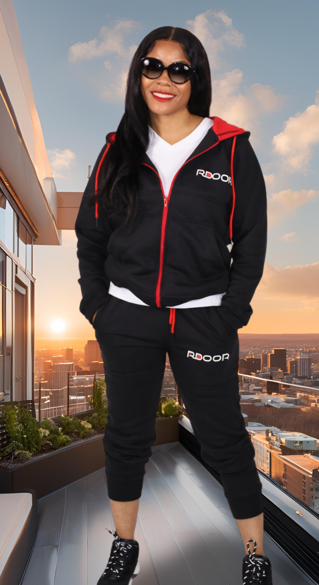 New Black Unisex RedDoor Sweatsuit  (Pre-Order)