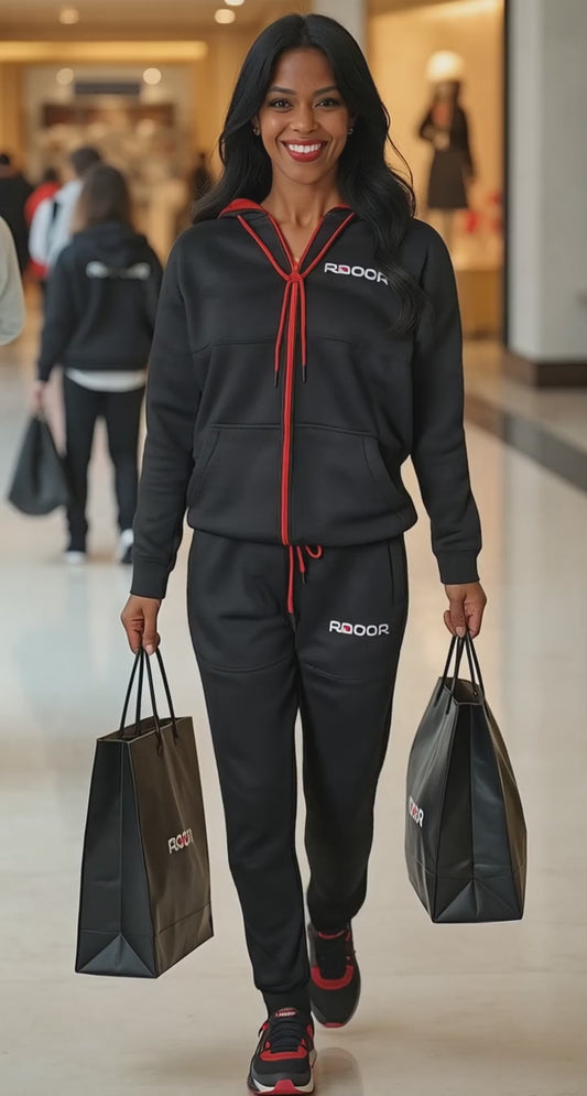 New Black Unisex RedDoor Sweatsuit  (Pre-Order)